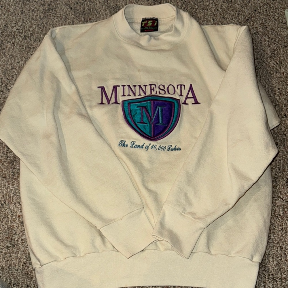 White Minnesota Sweater